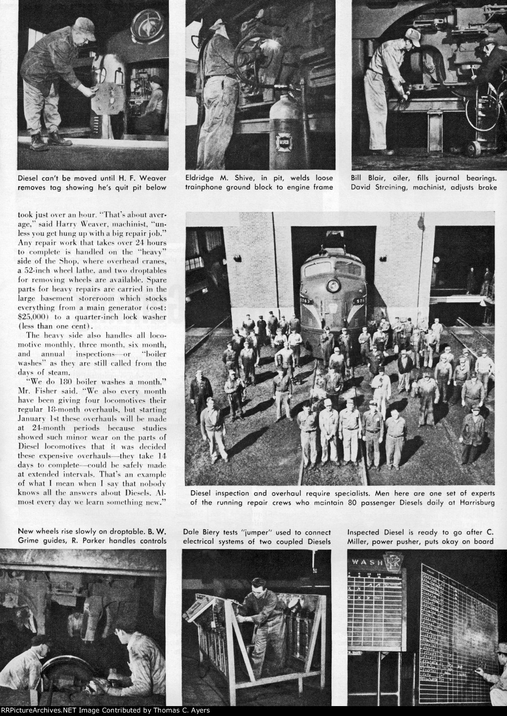 Harrisburg's Diesel Specialists, Page 9, 1953